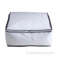 Grand sac de rangement en toile souple pour literie